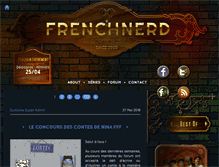 Tablet Screenshot of frenchnerd.com